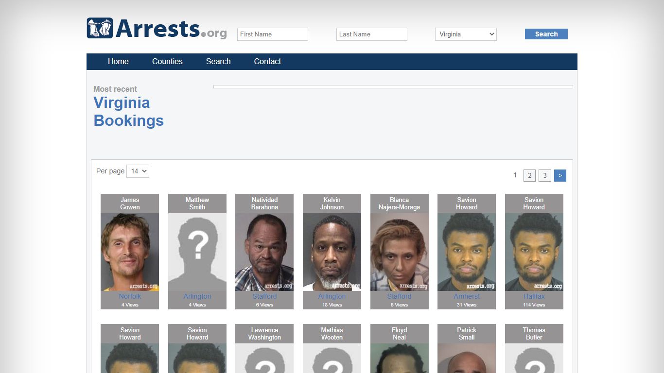 Virginia Arrests and Inmate Search