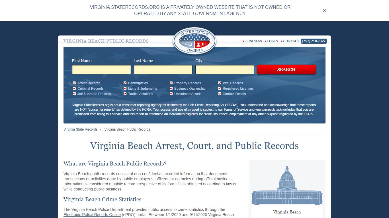 Virginia Beach Arrest and Public Records | Virginia ...